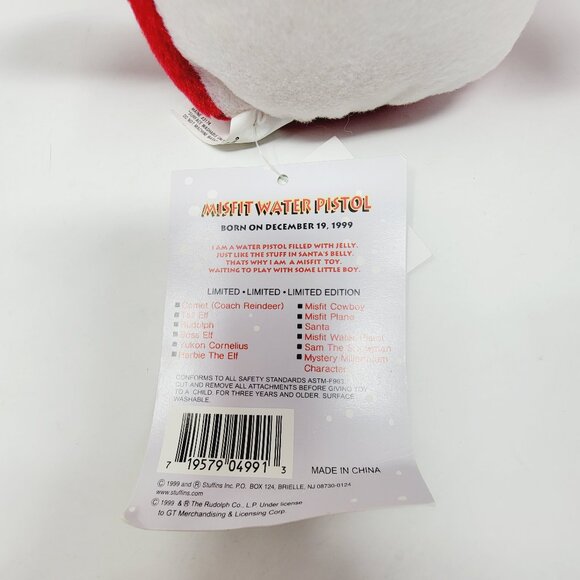 Misfit Water Pistol Airplane Plush Rudolph the Red Nosed Reindeer CVS Exclusive - Picture 3 of 6